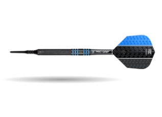 target vapor 8 black blue 18 gram soft tip darts