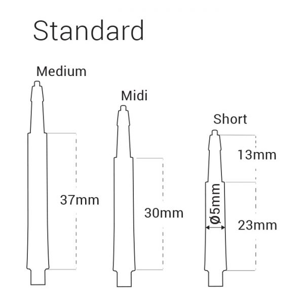 harrows clic normal shaft dimensions
