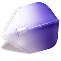 l3 pro two tone champagne flight clear white with purple