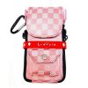 cameo and l-style krystal colors dart case. check pink