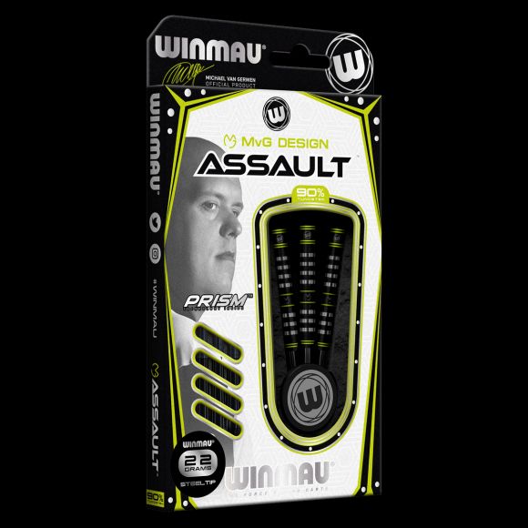 Winmau MVG Assault Steel Tip Darts - 22g